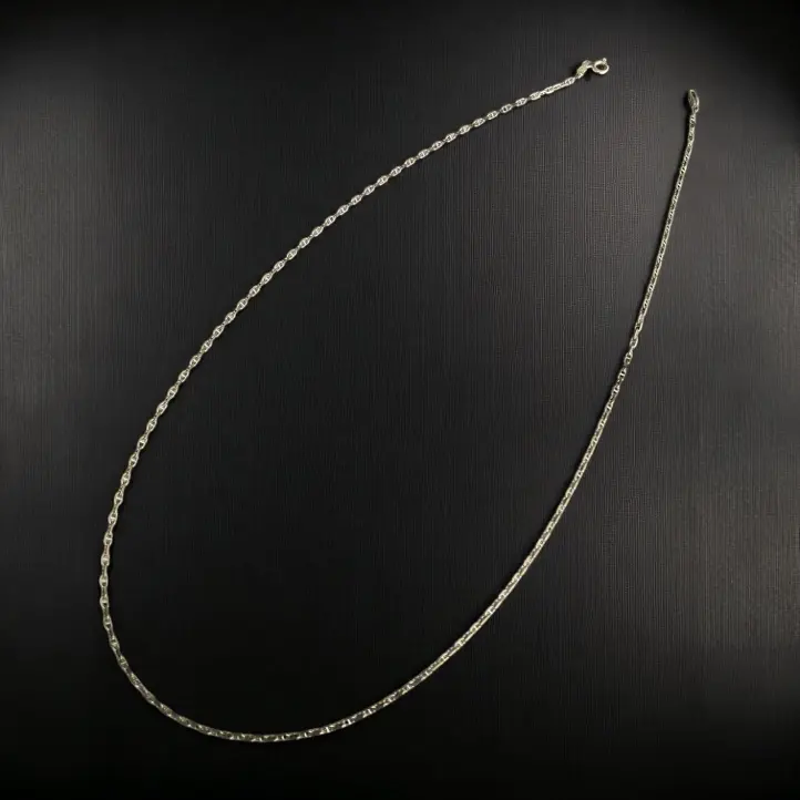 Cadena Tejido Eslabones Delgada